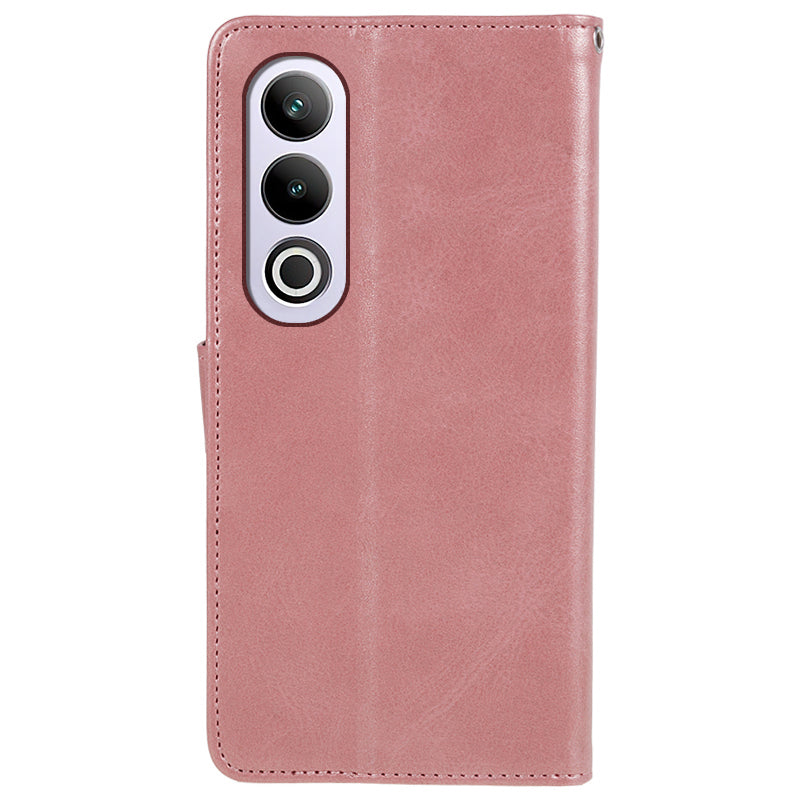 For OnePlus Ace 3V 5G Leather Case Wallet Phone Cover Mobile Accessories Supplier - Rose Gold