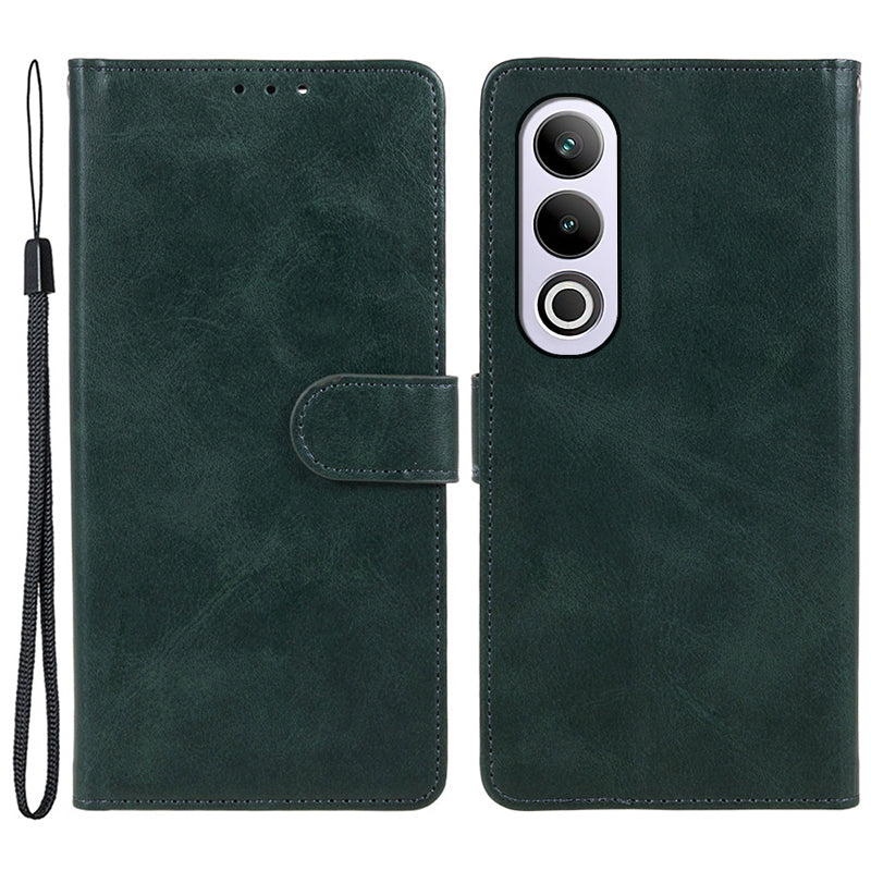 For OnePlus Ace 3V 5G Leather Case Wallet Phone Cover Mobile Accessories Supplier - Midnight Green