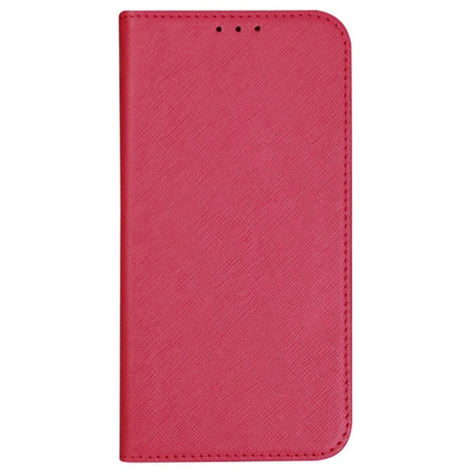 For OnePlus Ace 3V 5G Case Magnetic Closure Cross Texture Leather Phone Cover - Rose