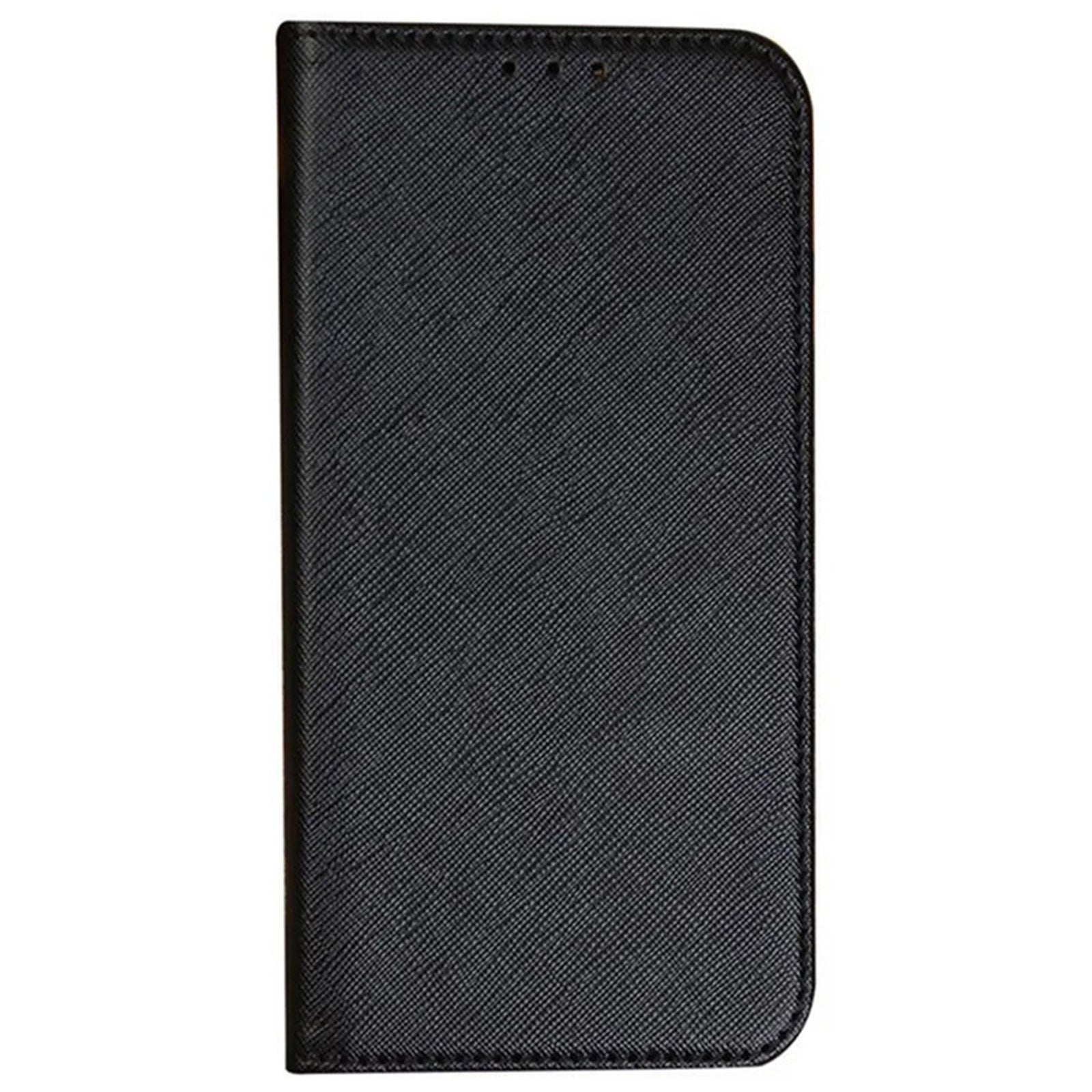 For OnePlus Ace 3V 5G Case Magnetic Closure Cross Texture Leather Phone Cover - Black