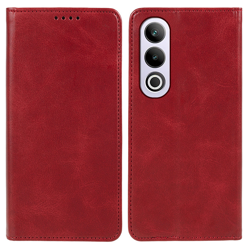 For OnePlus Ace 3V 5G Case Magnetic Auto Closing PU Leather Wallet Stand Cover - Red