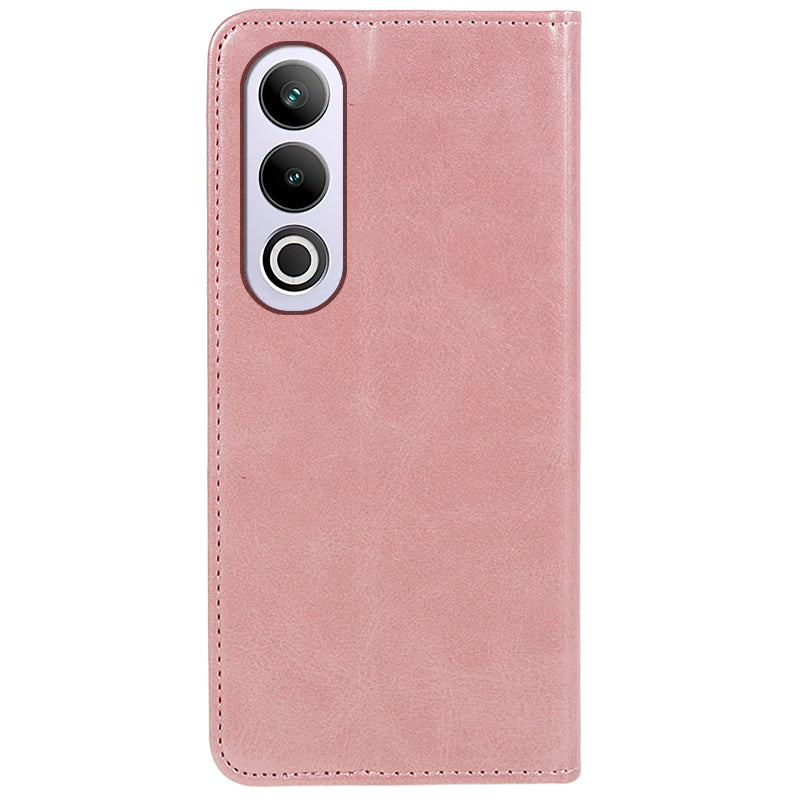 For OnePlus Ace 3V 5G Case Magnetic Auto Closing PU Leather Wallet Stand Cover - Rose Gold