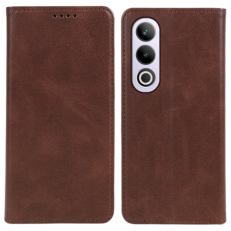 For OnePlus Ace 3V 5G Case Magnetic Auto Closing PU Leather Wallet Stand Cover - Brown