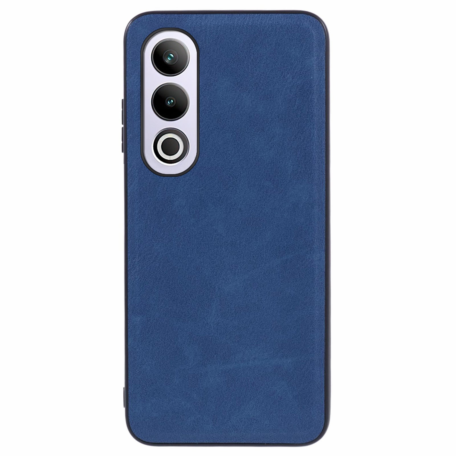 For OnePlus Ace 3V 5G Phone Case Leather Coated PC+TPU Retro Texture Phone Cover - Blue