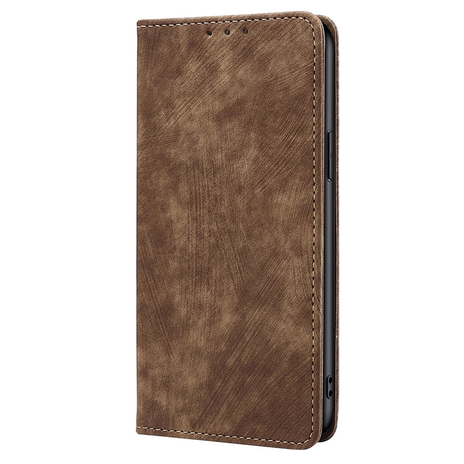 For Transsion Infinix Note 40 Pro 5G Case RFID Blocking Leather Phone Wallet Cover - Brown