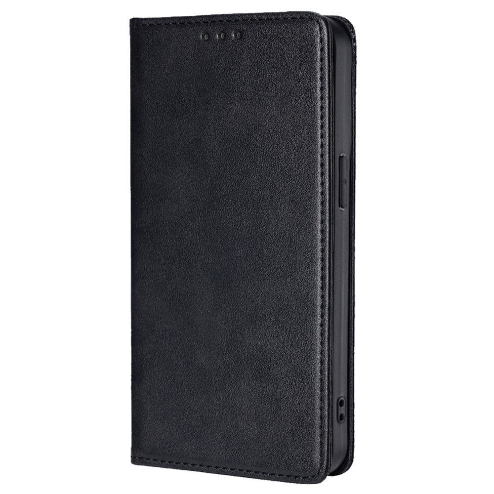 For Oppo Reno11 F 5G / F25 Pro 5G Phone Case Calf Texture Leather Cover Cell Phone Accessory Wholesale - Black