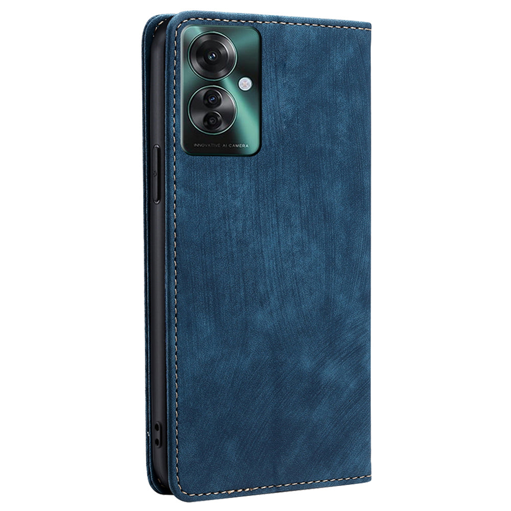 For Oppo Reno11 F 5G / F25 Pro 5G Case RFID Blocking Leather Wholesale Phone Cases - Blue