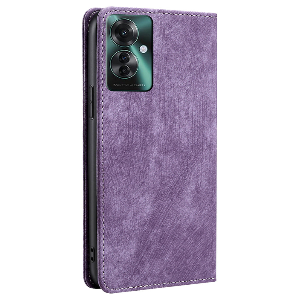 For Oppo Reno11 F 5G / F25 Pro 5G Case RFID Blocking Leather Wholesale Phone Cases - Purple