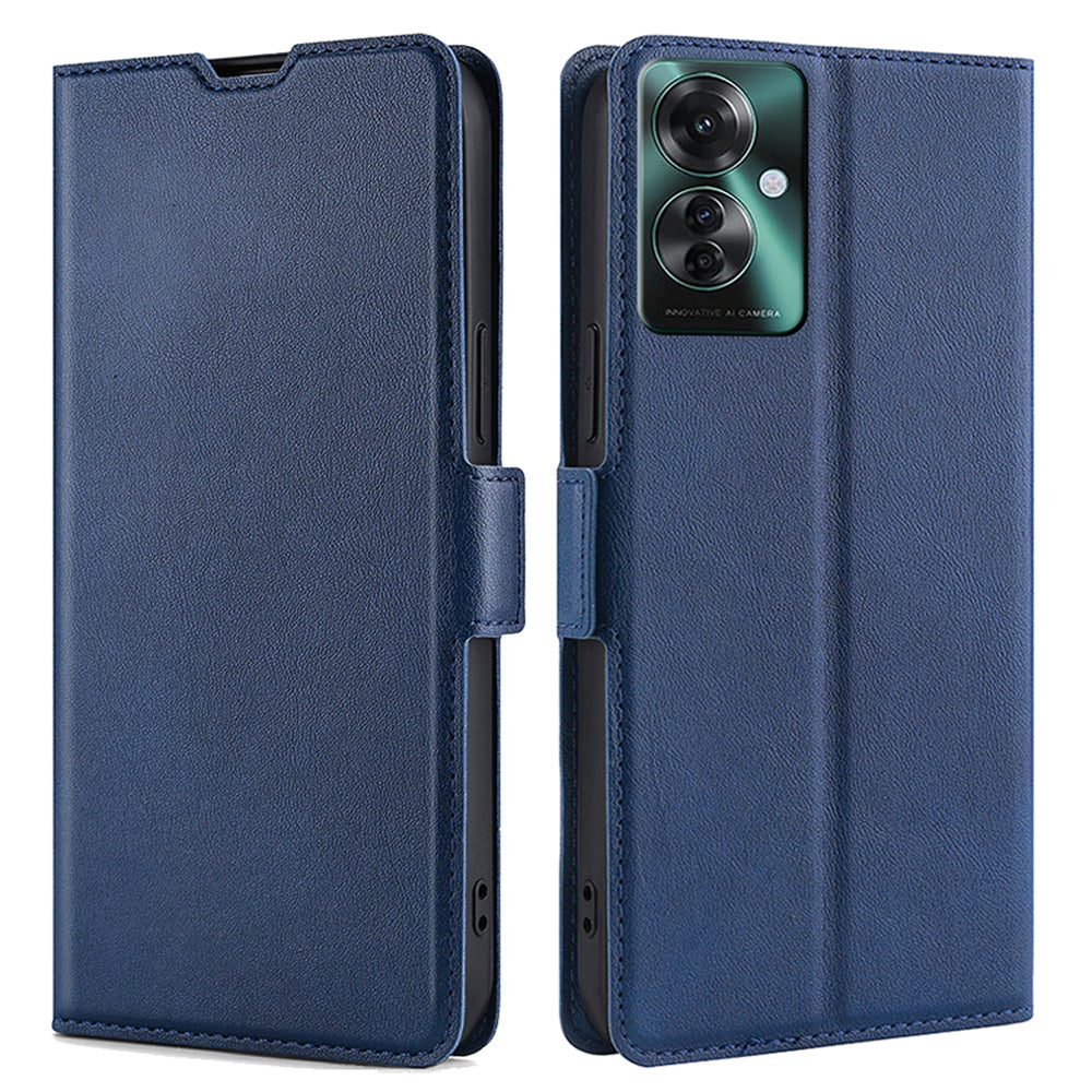 For Oppo Reno11 F 5G / F25 Pro 5G Wholesale Phone Case Card Slots Leather Stand Cover - Blue