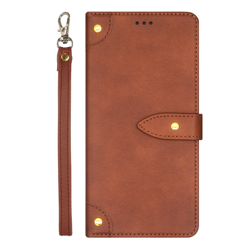 IDEWEI For OnePlus Nord CE4 5G Case PU Leather Card Slots Anti-drop Cell Phone Cover - Brown