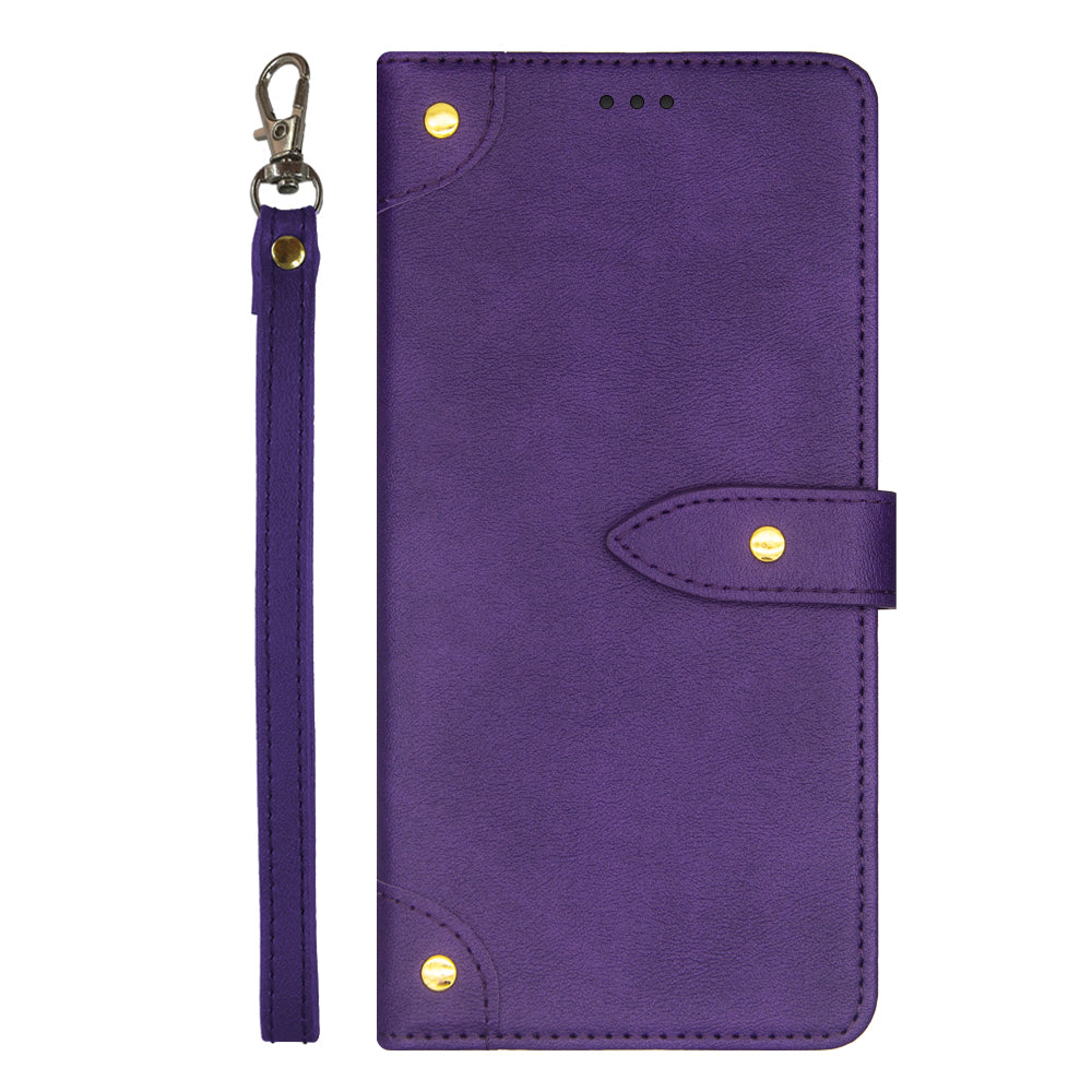 IDEWEI For OnePlus Nord CE4 5G Case PU Leather Card Slots Anti-drop Cell Phone Cover - Purple