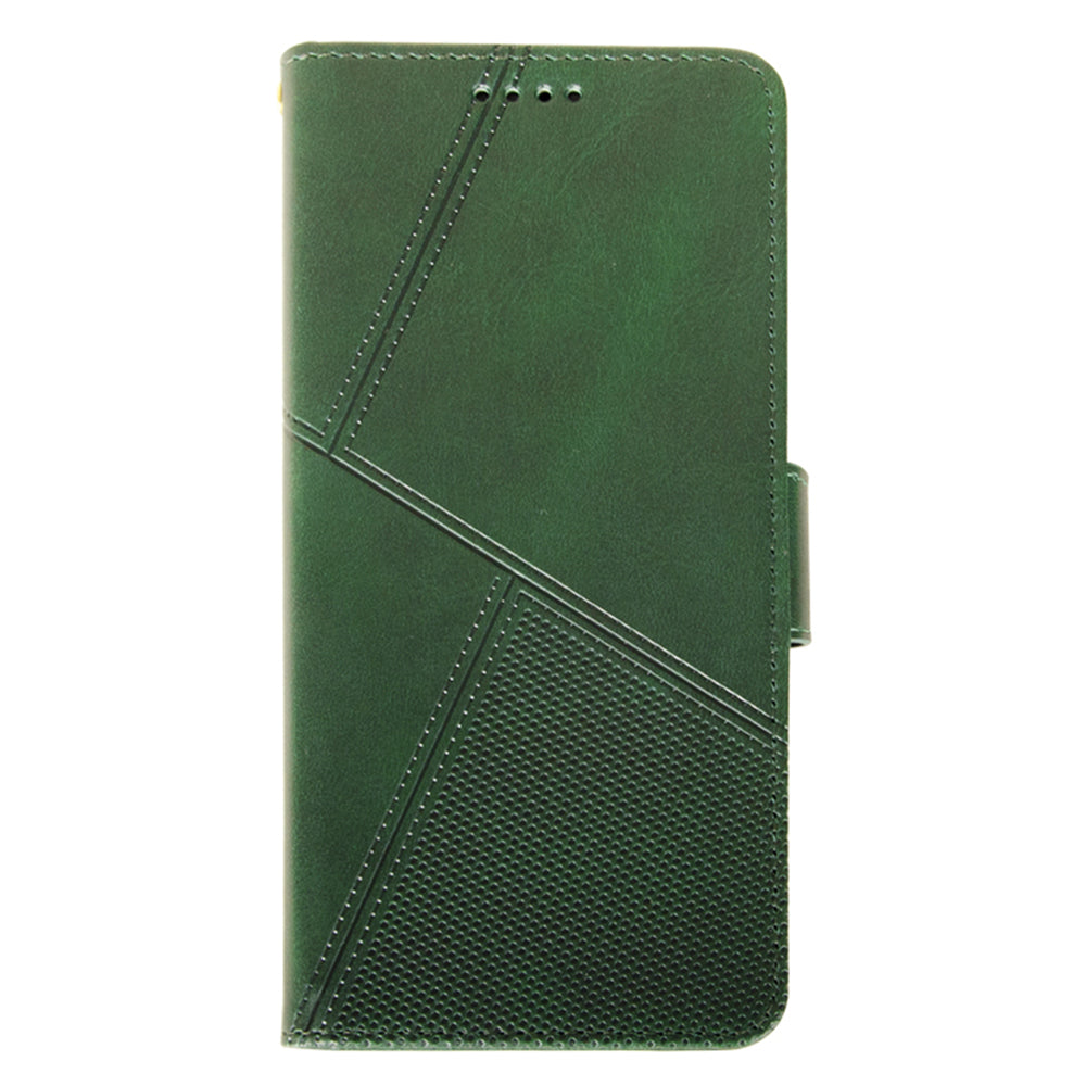 IDEWEI For OnePlus Nord CE4 5G Calf Texture Case PU Leather Phone Cover with Viewing Stand - Green