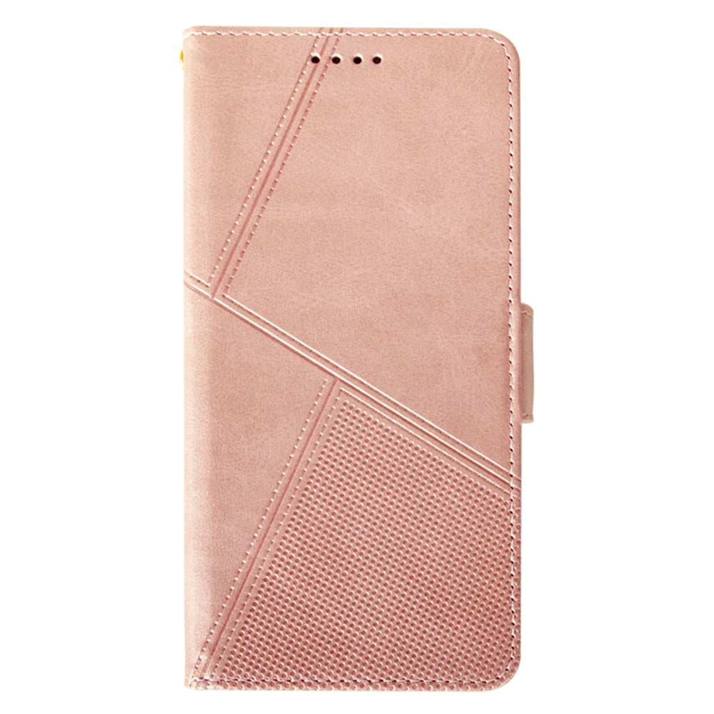 IDEWEI For OnePlus Nord CE4 5G Calf Texture Case PU Leather Phone Cover with Viewing Stand - Pink