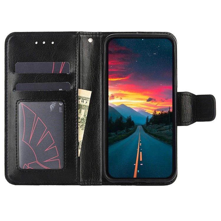 For OnePlus Ace 3V 5G Case Leather Wallet Phone Cover Phone Accessories Distributors - Black