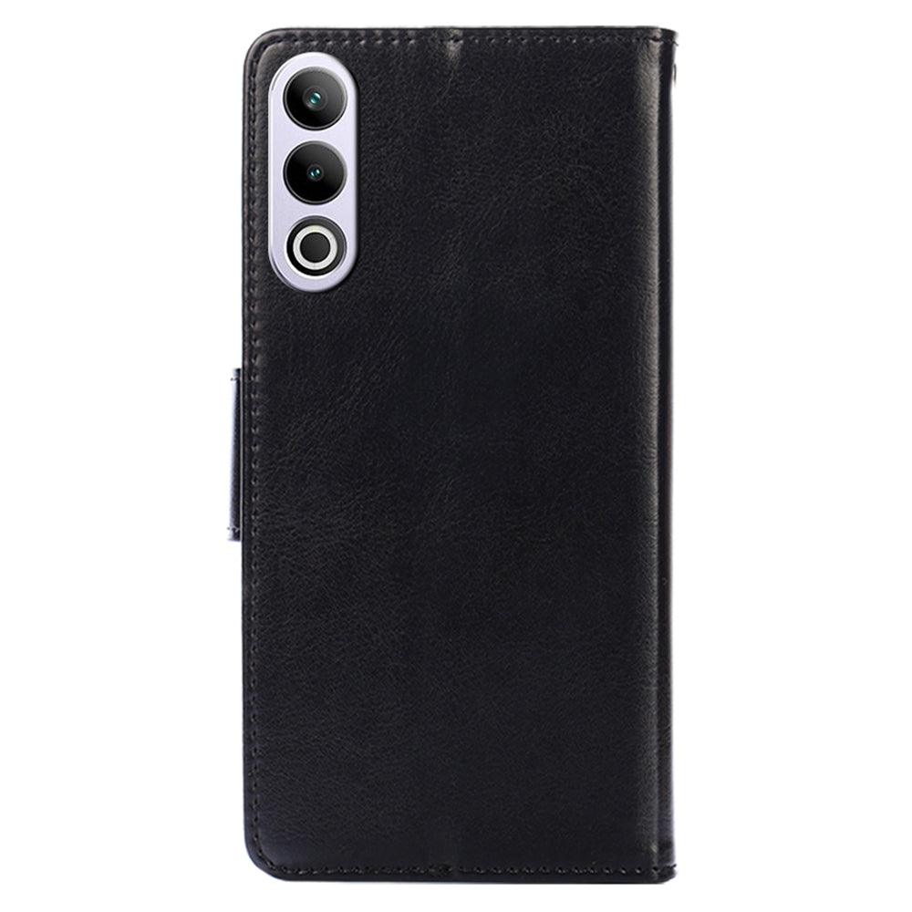 For OnePlus Ace 3V 5G Case Leather Wallet Phone Cover Phone Accessories Distributors - Black