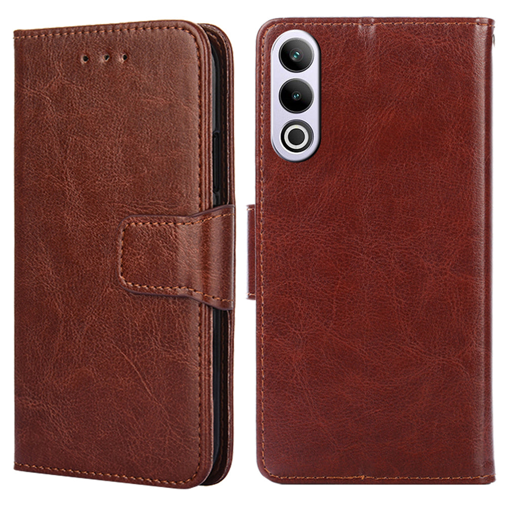 For OnePlus Ace 3V 5G Case Leather Wallet Phone Cover Phone Accessories Distributors - Brown