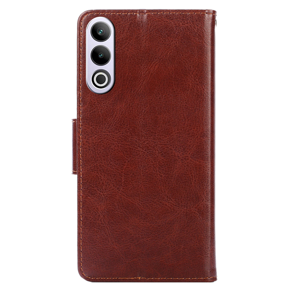 For OnePlus Ace 3V 5G Case Leather Wallet Phone Cover Phone Accessories Distributors - Brown