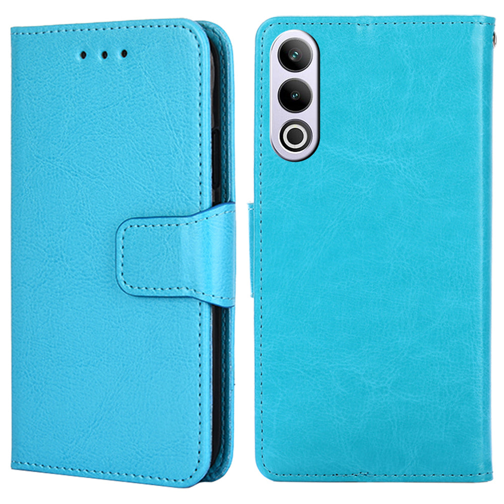 For OnePlus Ace 3V 5G Case Leather Wallet Phone Cover Phone Accessories Distributors - Baby Blue