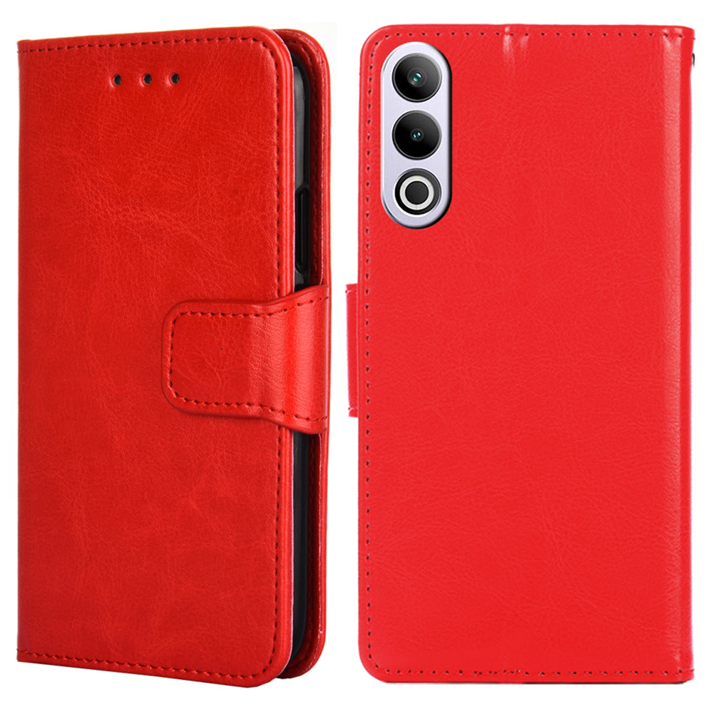 For OnePlus Ace 3V 5G Case Leather Wallet Phone Cover Phone Accessories Distributors - Red