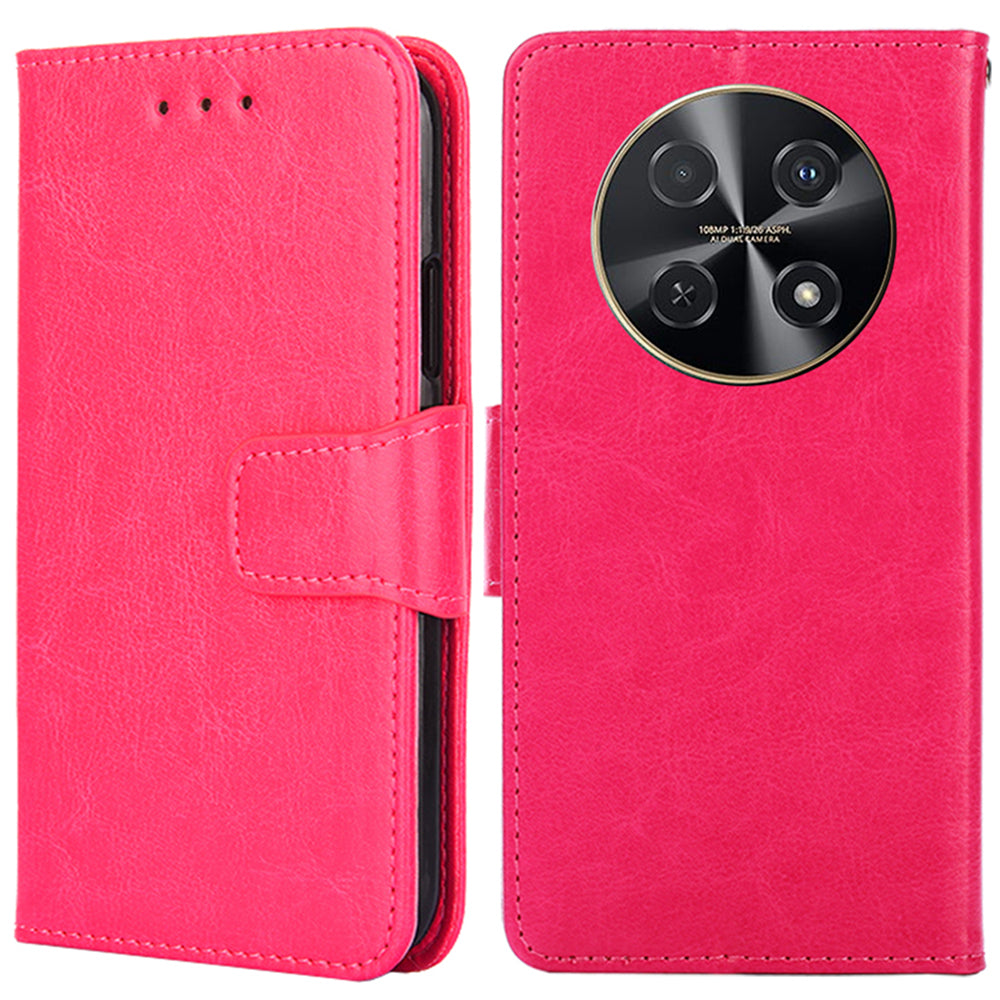 For Huawei nova 12i 4G Wallet Case Leather Phone Cover Mobile Accessories Wholesale - Rose