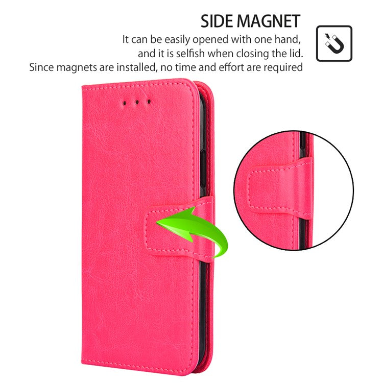 For Huawei nova 12i 4G Wallet Case Leather Phone Cover Mobile Accessories Wholesale - Rose