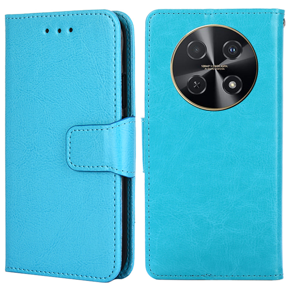 For Huawei nova 12i 4G Wallet Case Leather Phone Cover Mobile Accessories Wholesale - Baby Blue