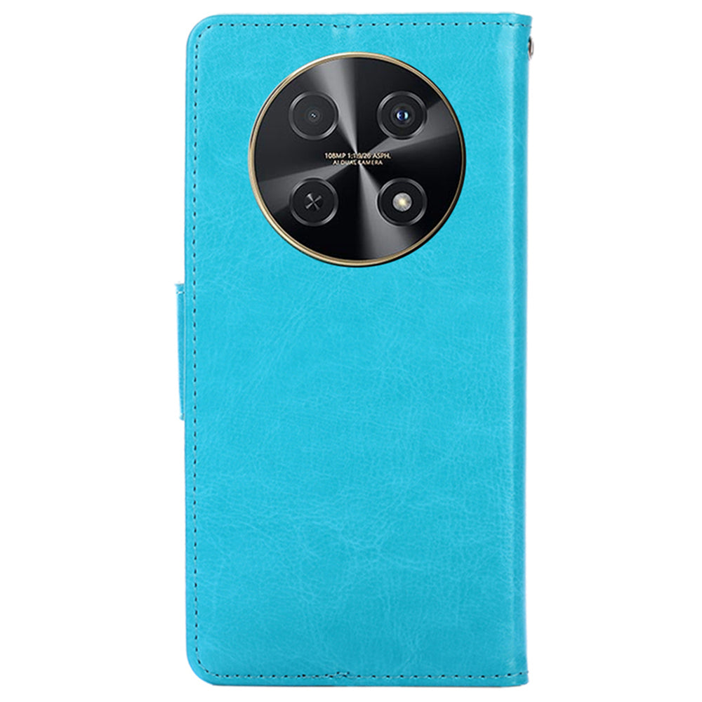 For Huawei nova 12i 4G Wallet Case Leather Phone Cover Mobile Accessories Wholesale - Baby Blue