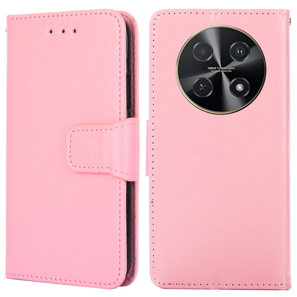 For Huawei nova 12i 4G Wallet Case Leather Phone Cover Mobile Accessories Wholesale - Pink