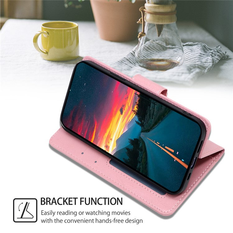 For Huawei nova 12i 4G Wallet Case Leather Phone Cover Mobile Accessories Wholesale - Pink