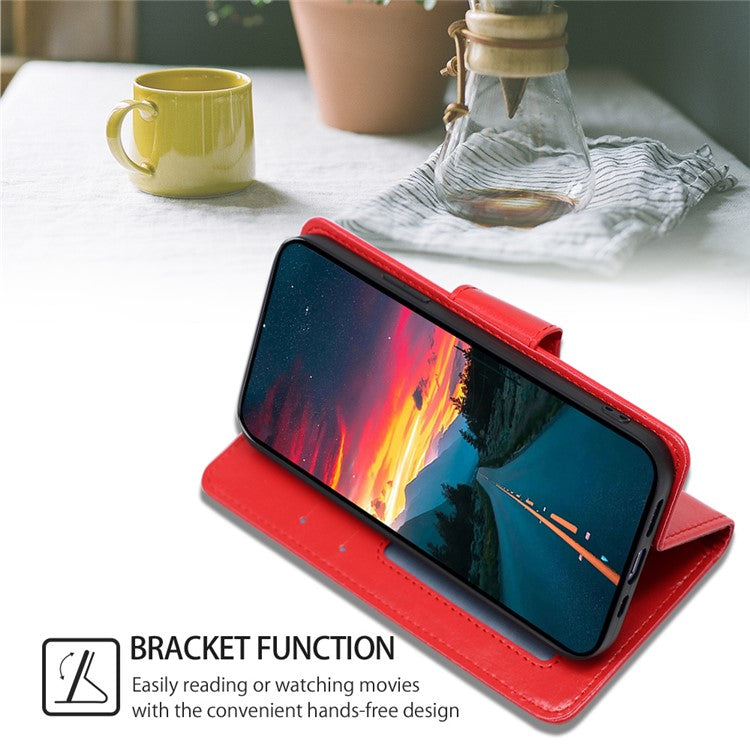 For Huawei nova 12i 4G Wallet Case Leather Phone Cover Mobile Accessories Wholesale - Red