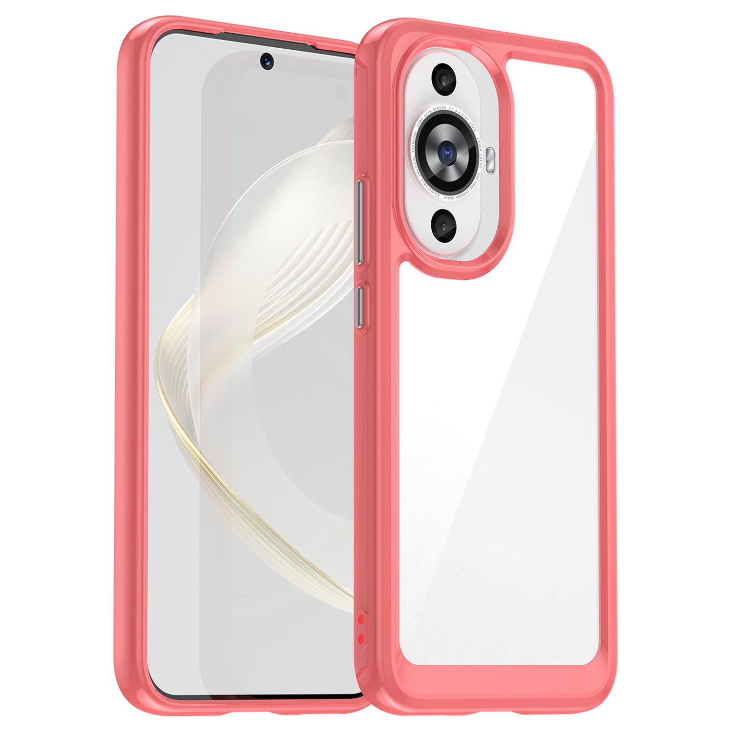 For Huawei nova 12s 4G / nova 12 Lite 4G Case TPU+Acrylic Phone Shell Wholesale Cell Phone Accessories - Red