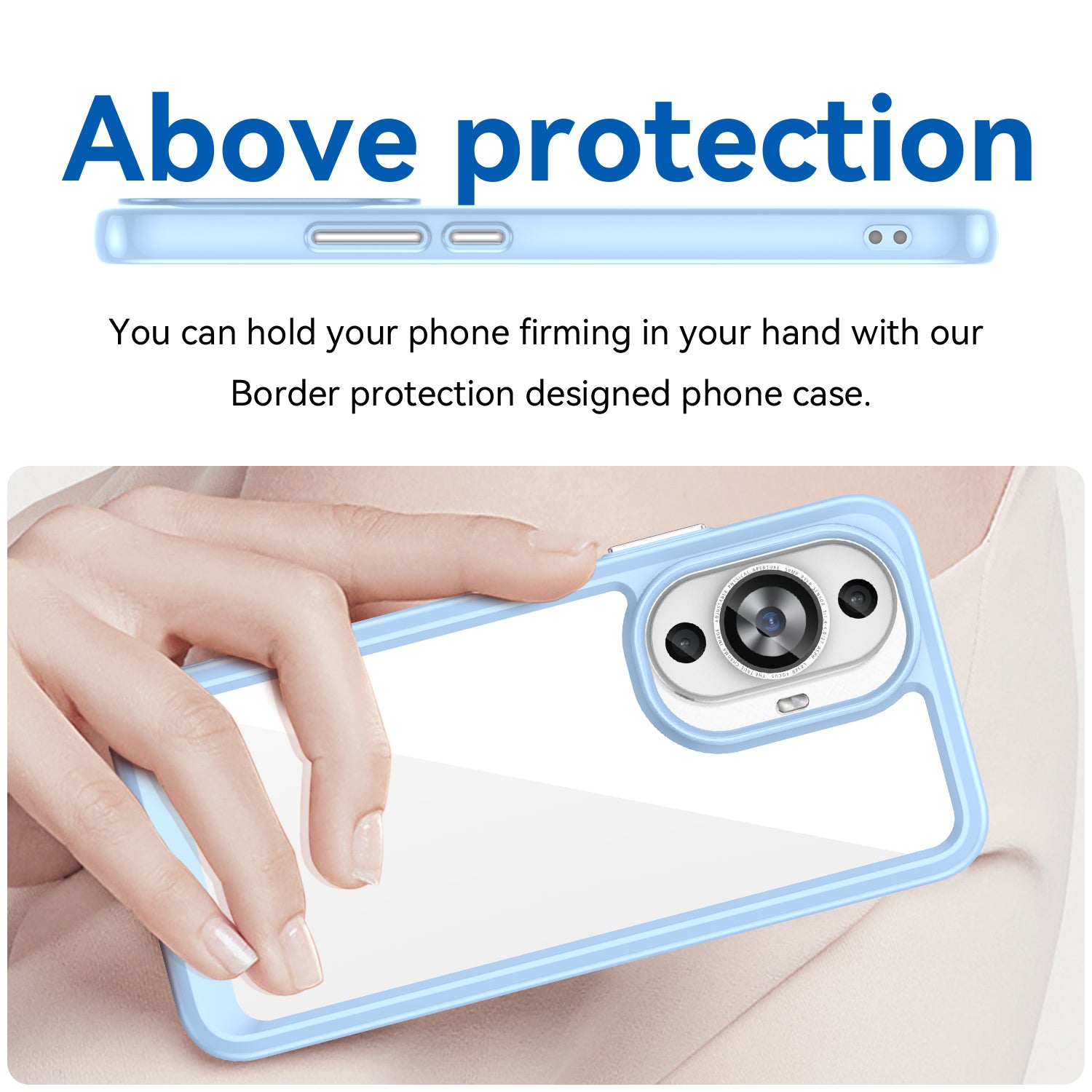 For Huawei nova 12s 4G / nova 12 Lite 4G Case TPU+Acrylic Phone Shell Wholesale Cell Phone Accessories - Blue