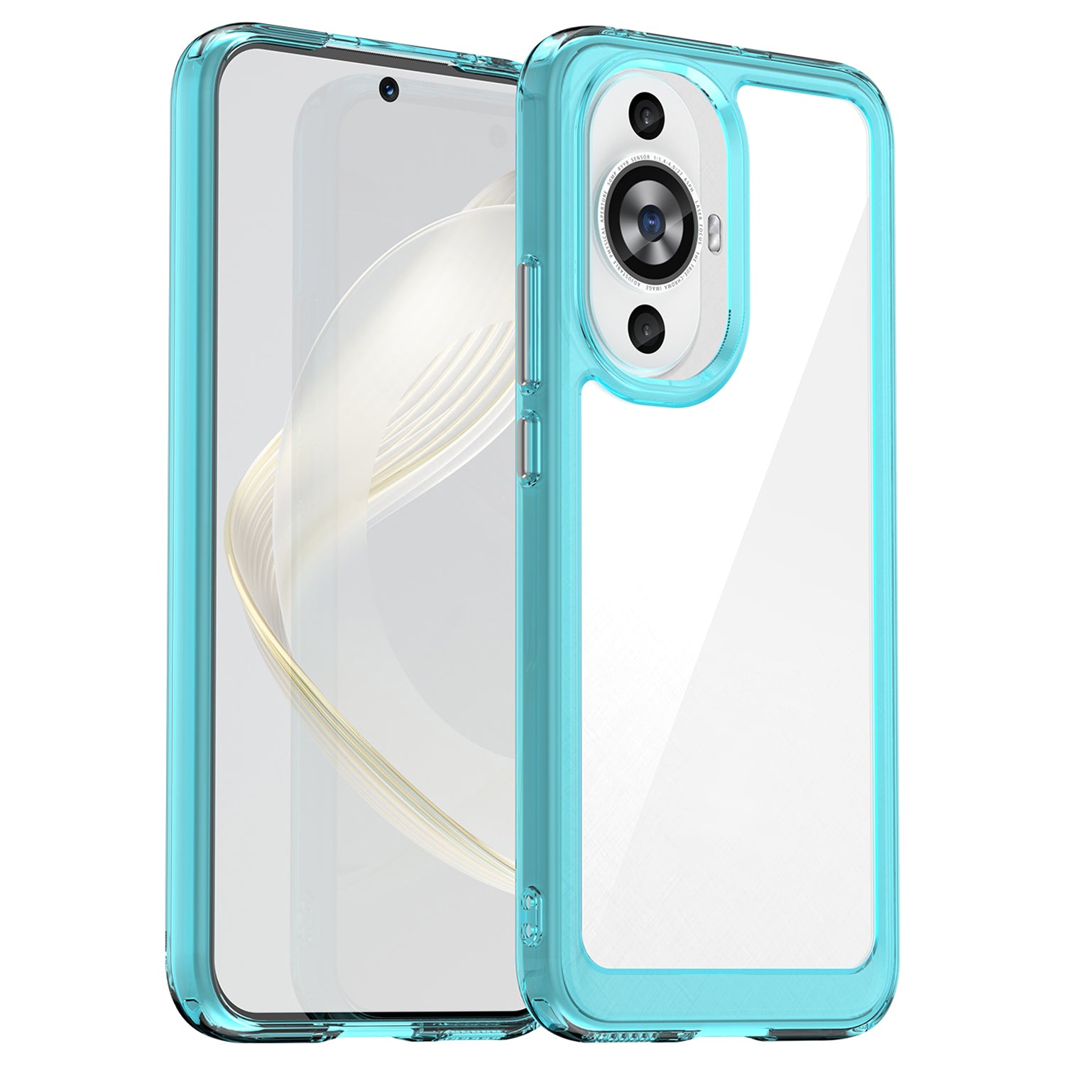 For Huawei nova 12s 4G / nova 12 Lite 4G Case TPU+Acrylic Phone Shell Wholesale Cell Phone Accessories - Transparent Blue