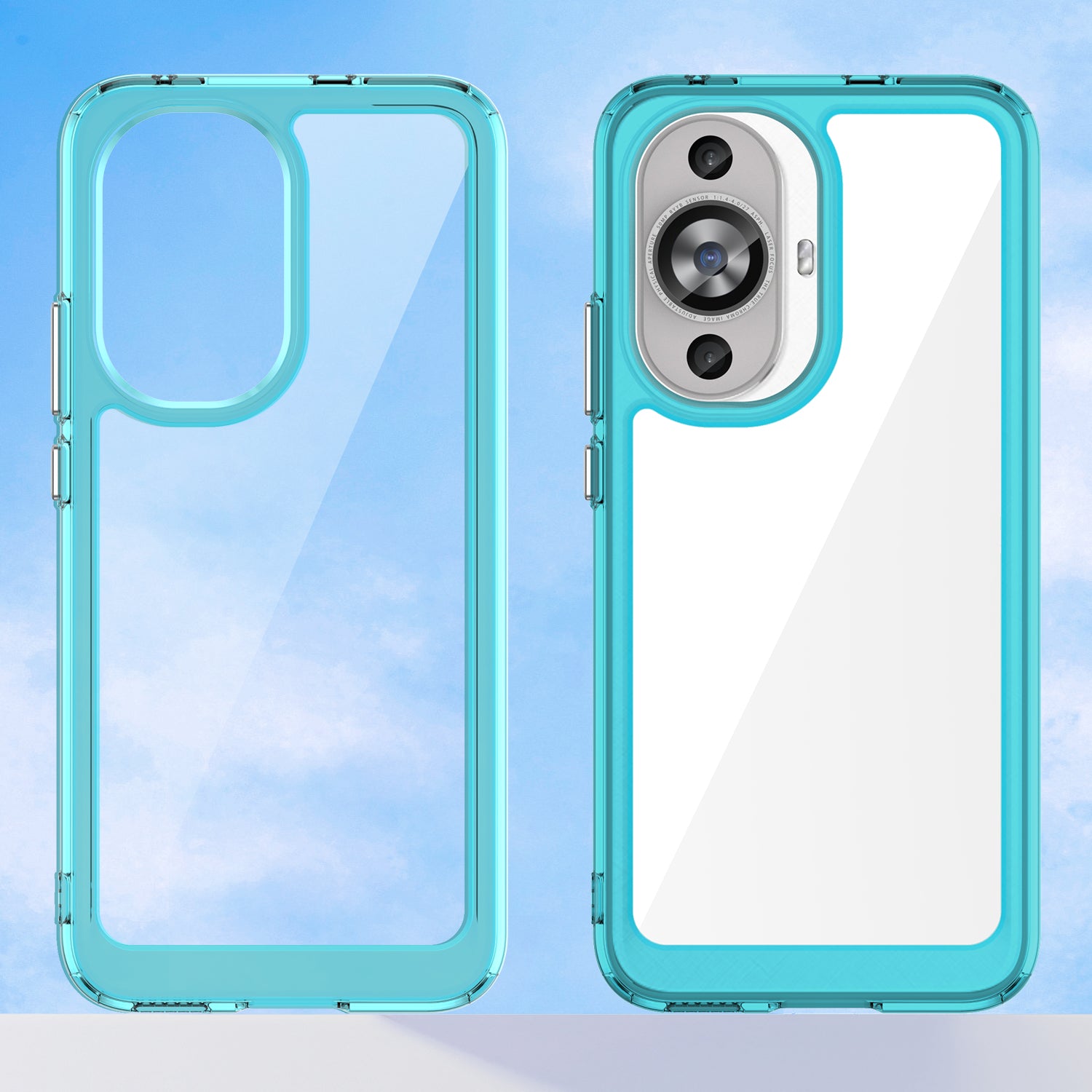 For Huawei nova 12s 4G / nova 12 Lite 4G Case TPU+Acrylic Phone Shell Wholesale Cell Phone Accessories - Transparent Blue