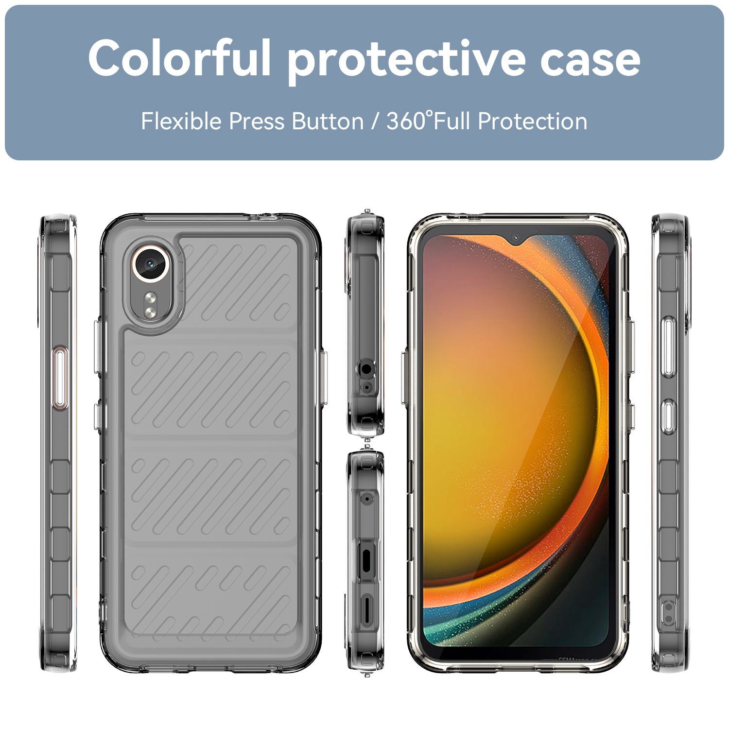 For Samsung Galaxy Xcover7 TPU Case Candy Series Soft Phone Back Protector - Transparent