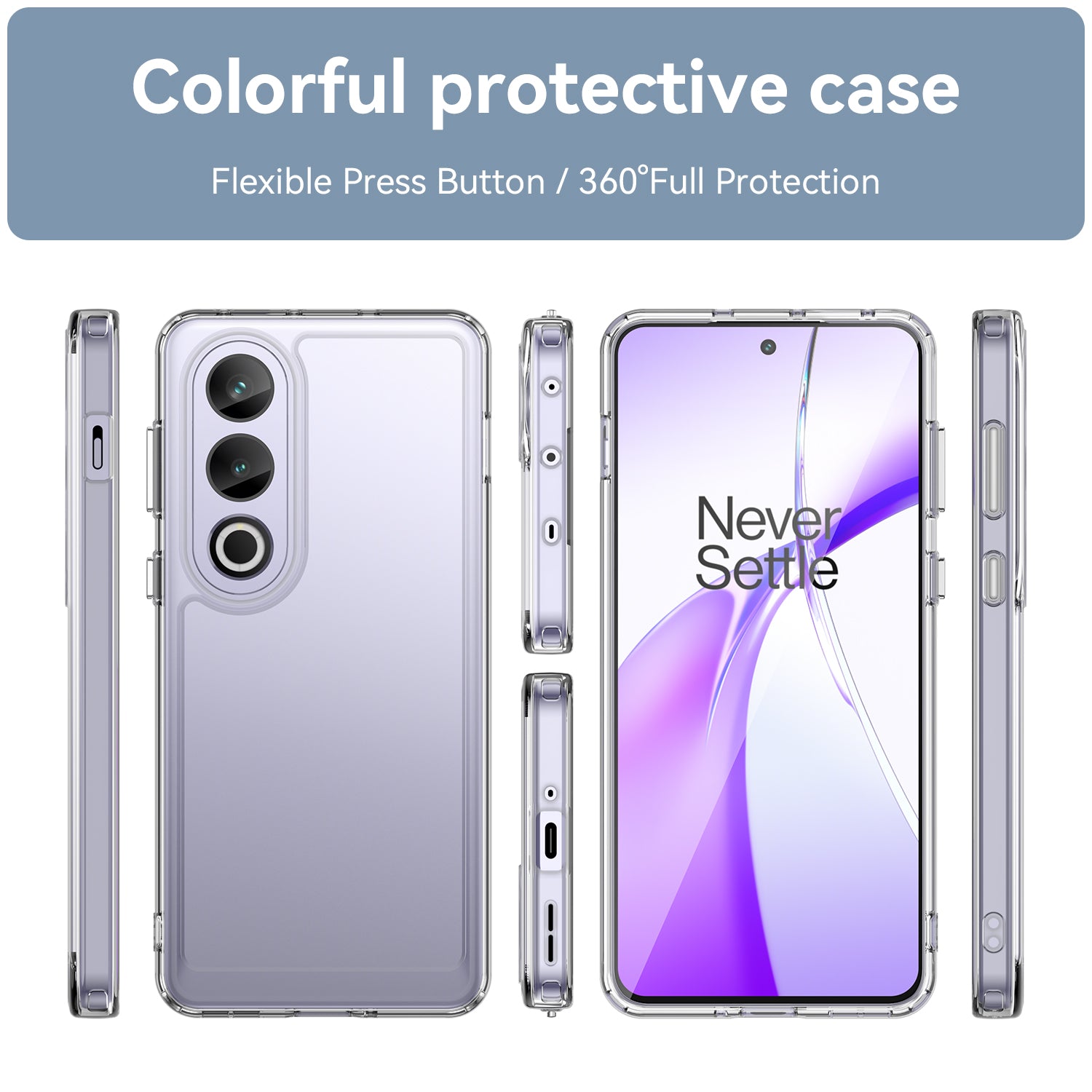 For OnePlus Ace 3V 5G Case Candy Series TPU Cover Mobile Phone Accessories Wholesaler - Transparent