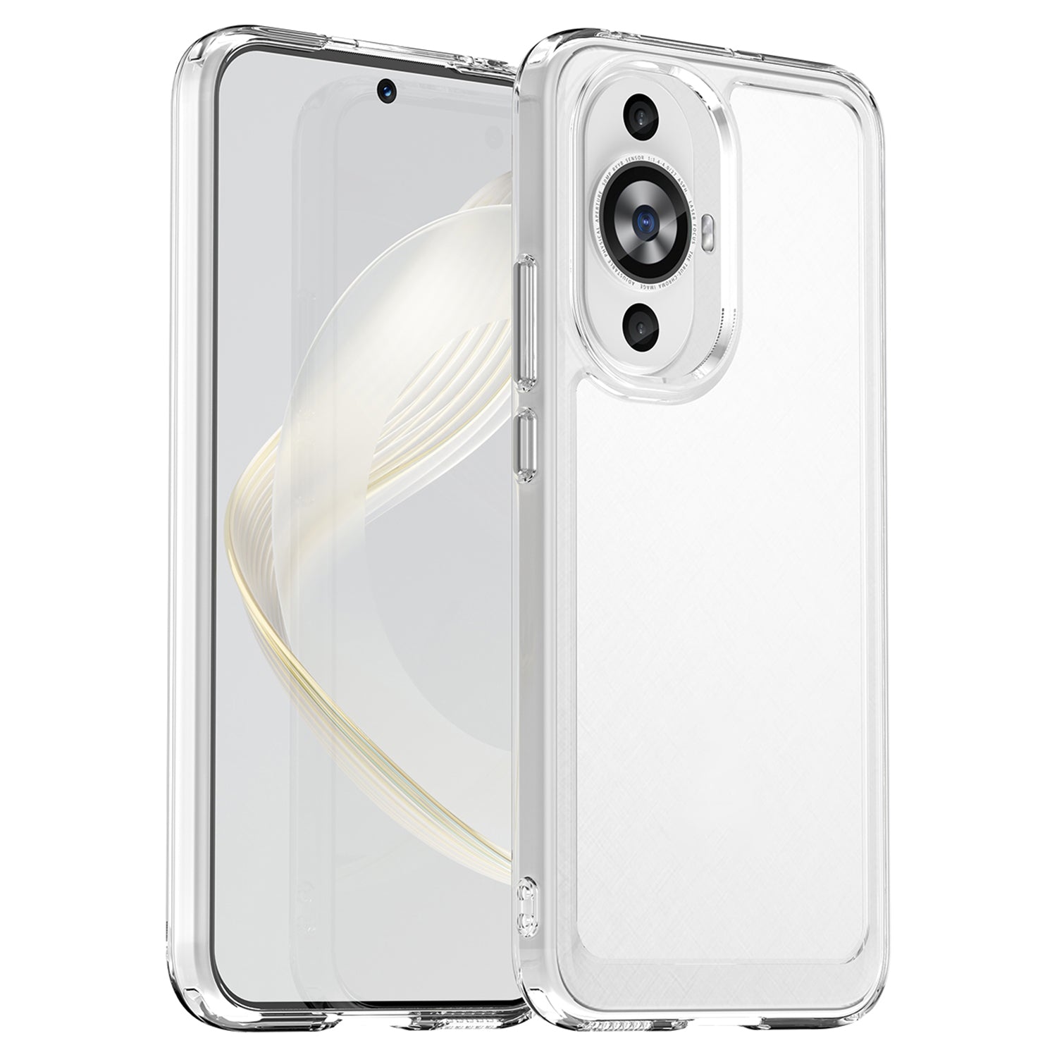 Candy Series for Huawei nova 12s 4G / nova 12 Lite 4G / nova 11 Phone Cover Clear Fall Proof TPU Case - Transparent