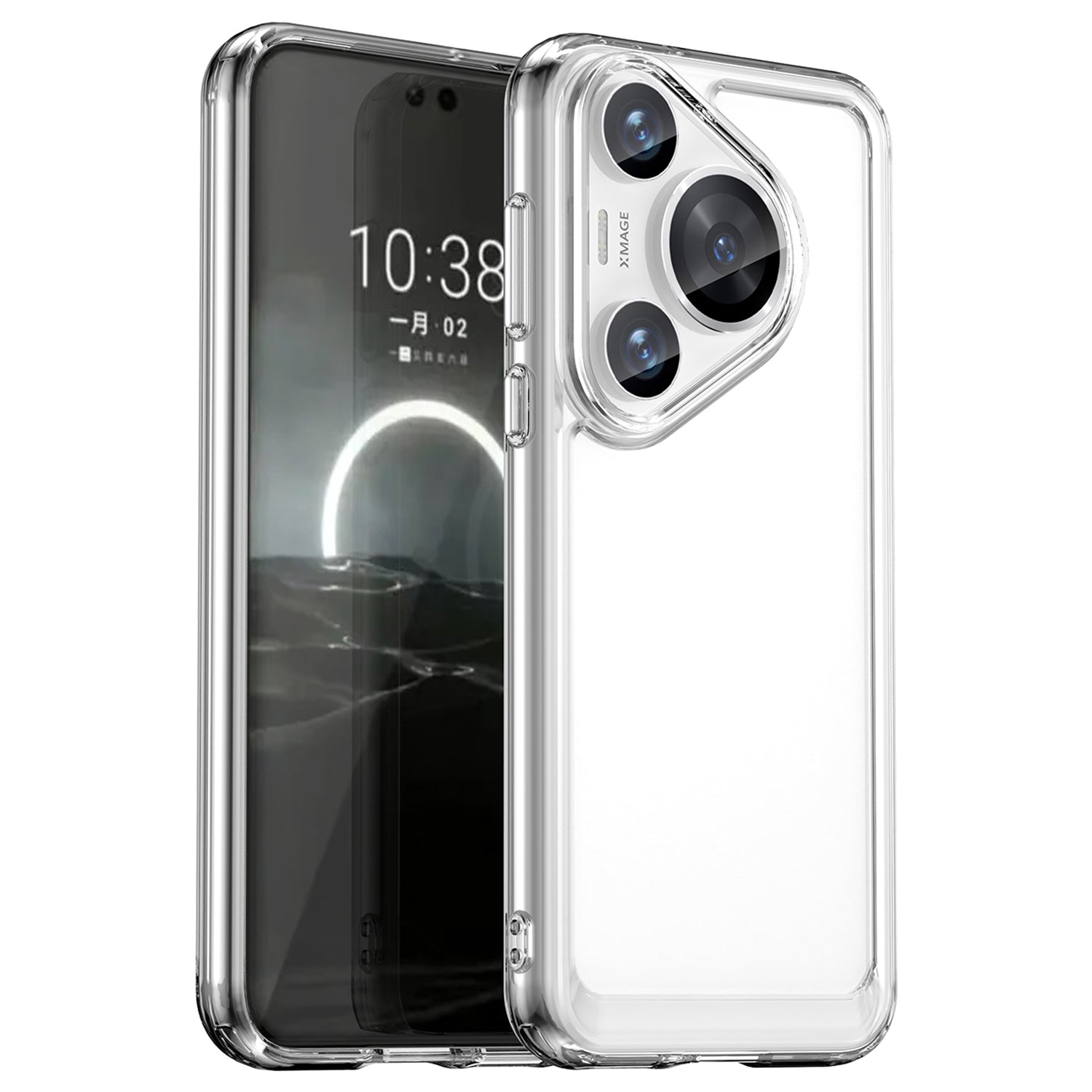For Huawei Pura 70 Pro+ Case Candy Series Transparent TPU Protective Shell - Transparent