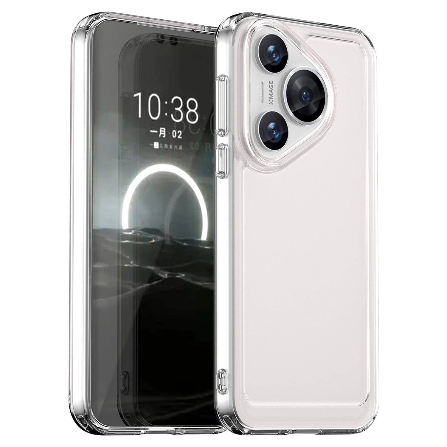 For Huawei Pura 70 Case Candy Series TPU Cover Wholesale Cell Phone Accessories - Transparent