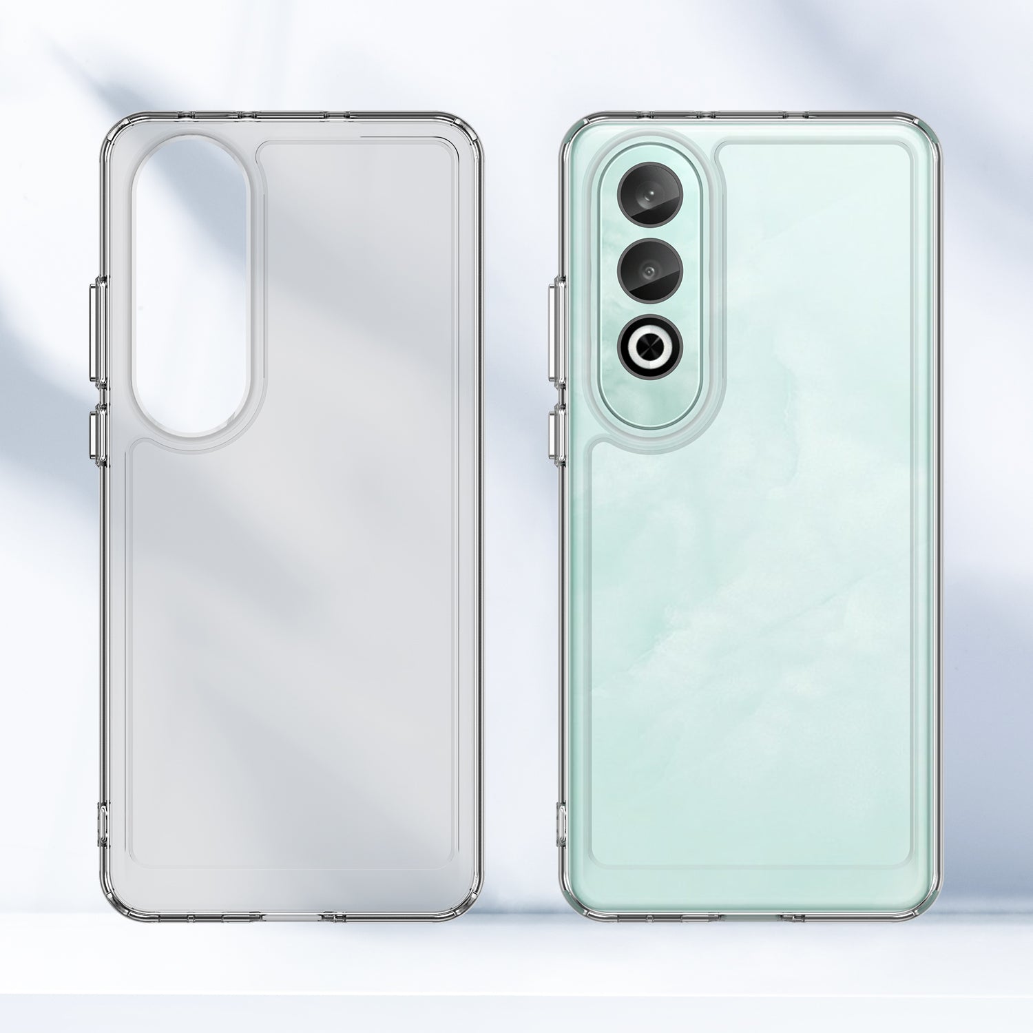 For OnePlus Nord CE4 5G Case Candy Series Transparent TPU Shock Absorbing Cover - Transparent Grey