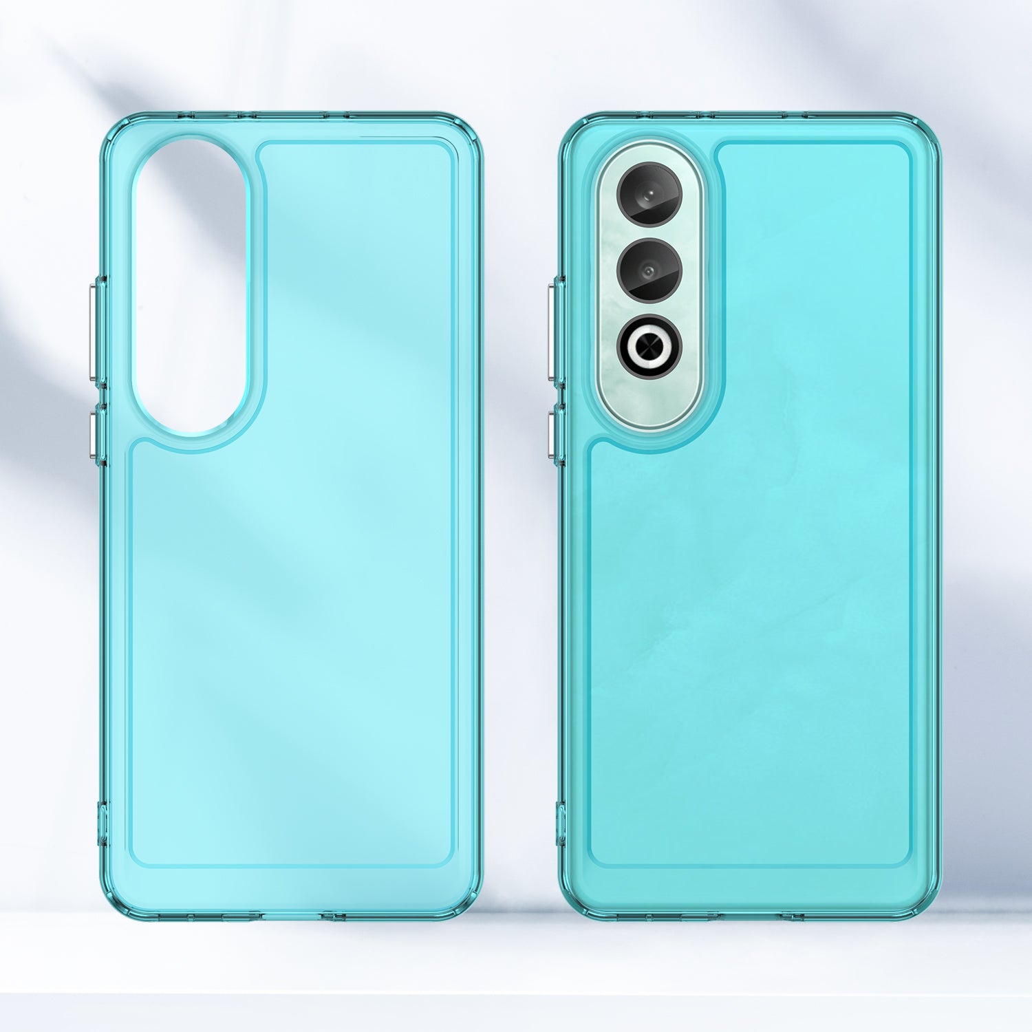 For OnePlus Nord CE4 5G Case Candy Series Transparent TPU Shock Absorbing Cover - Transparent Blue