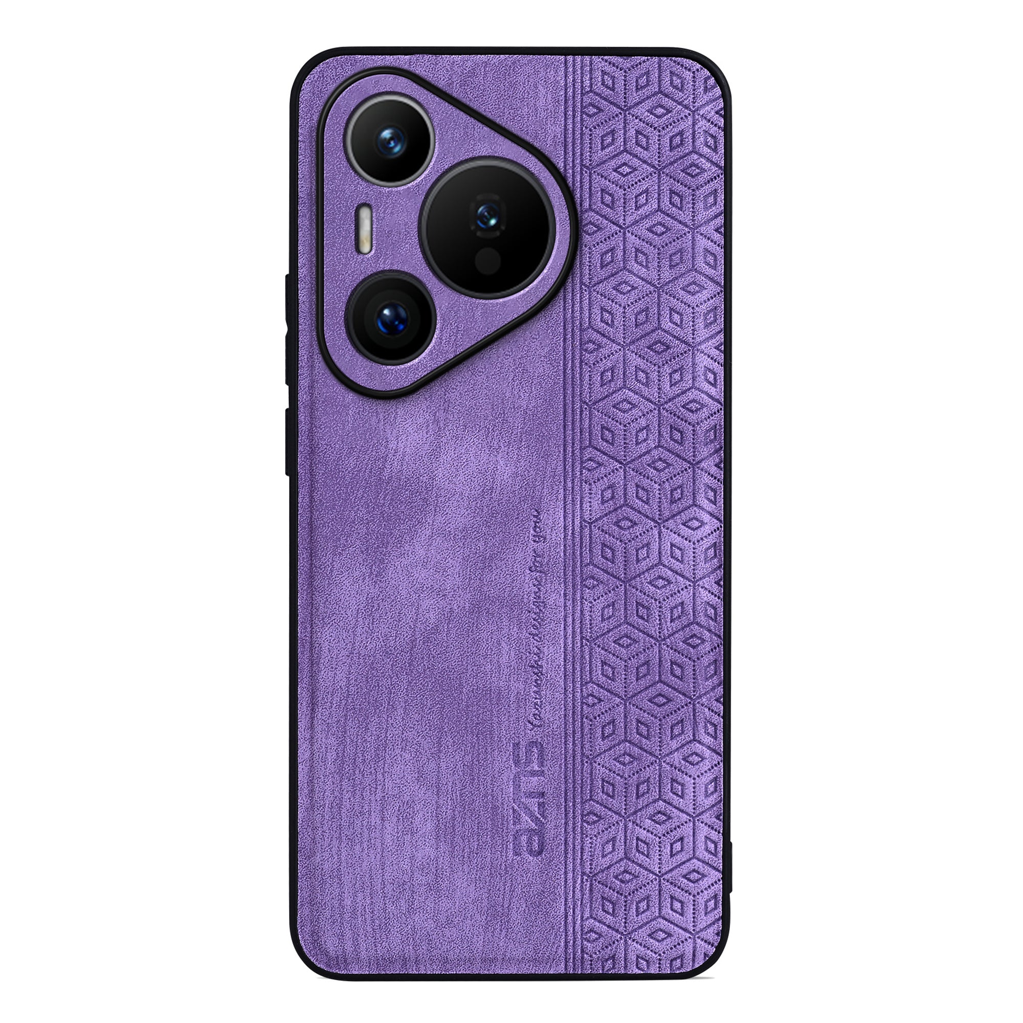 AZNS For Huawei Pura 70 Case PU Leather+TPU Scratch Resistant Back Cover - Purple