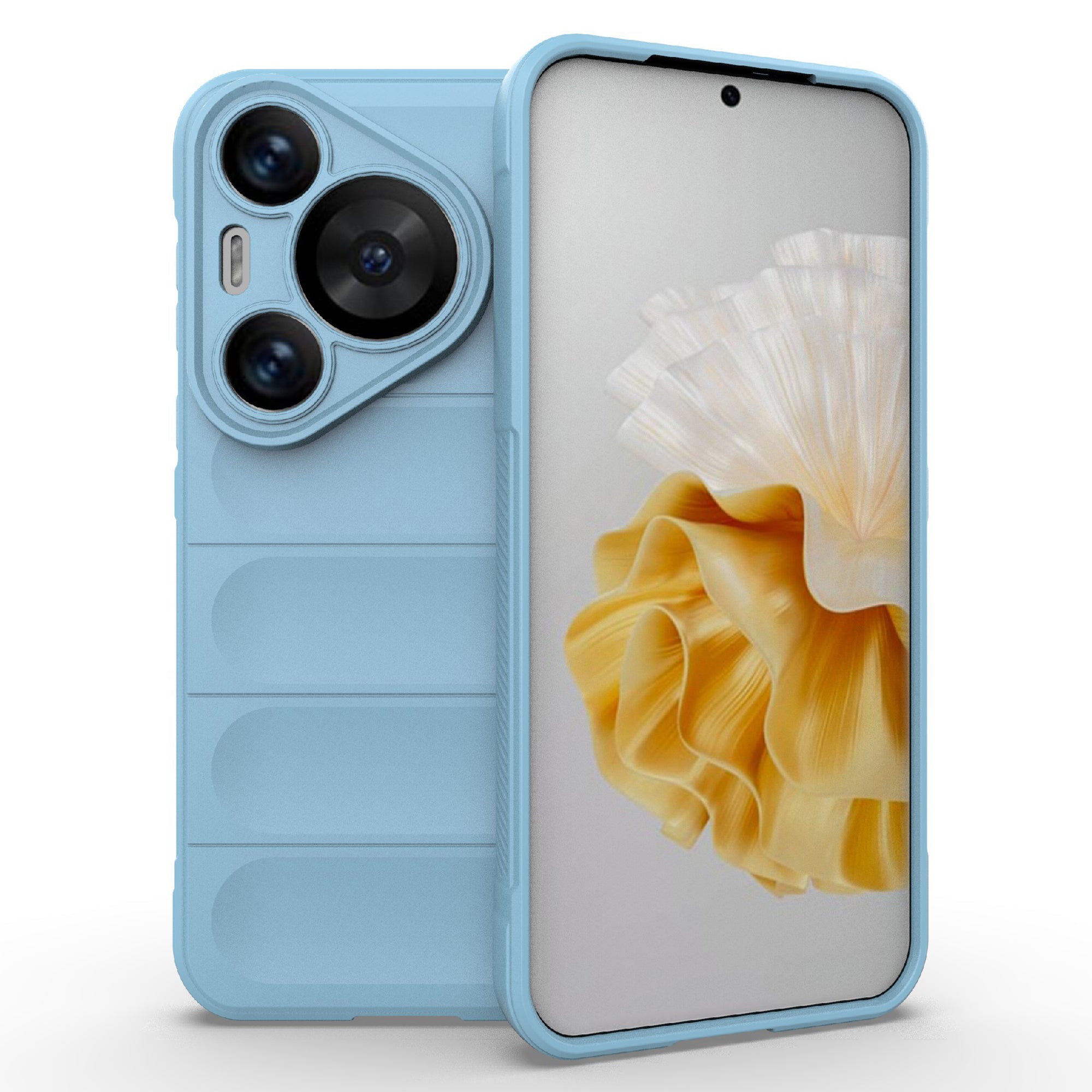 For Huawei Pura 70 Pro / Pura 70 Pro+ Case TPU Anti-Slip Back Phone Cover - Baby Blue