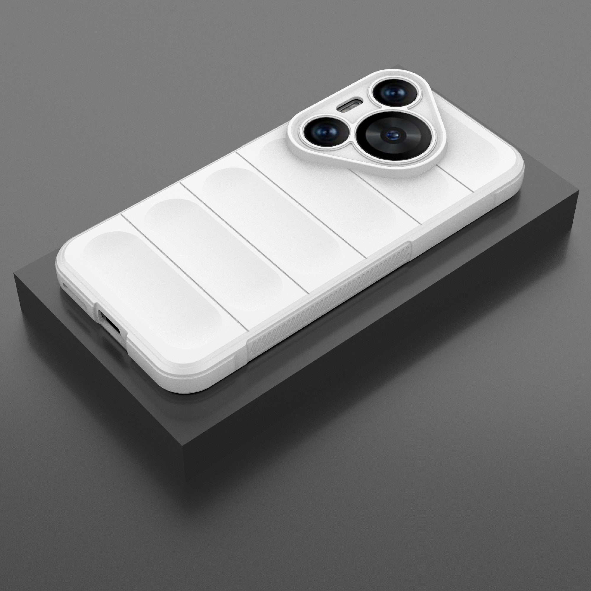 For Huawei Pura 70 Pro / Pura 70 Pro+ Case TPU Anti-Slip Back Phone Cover - White