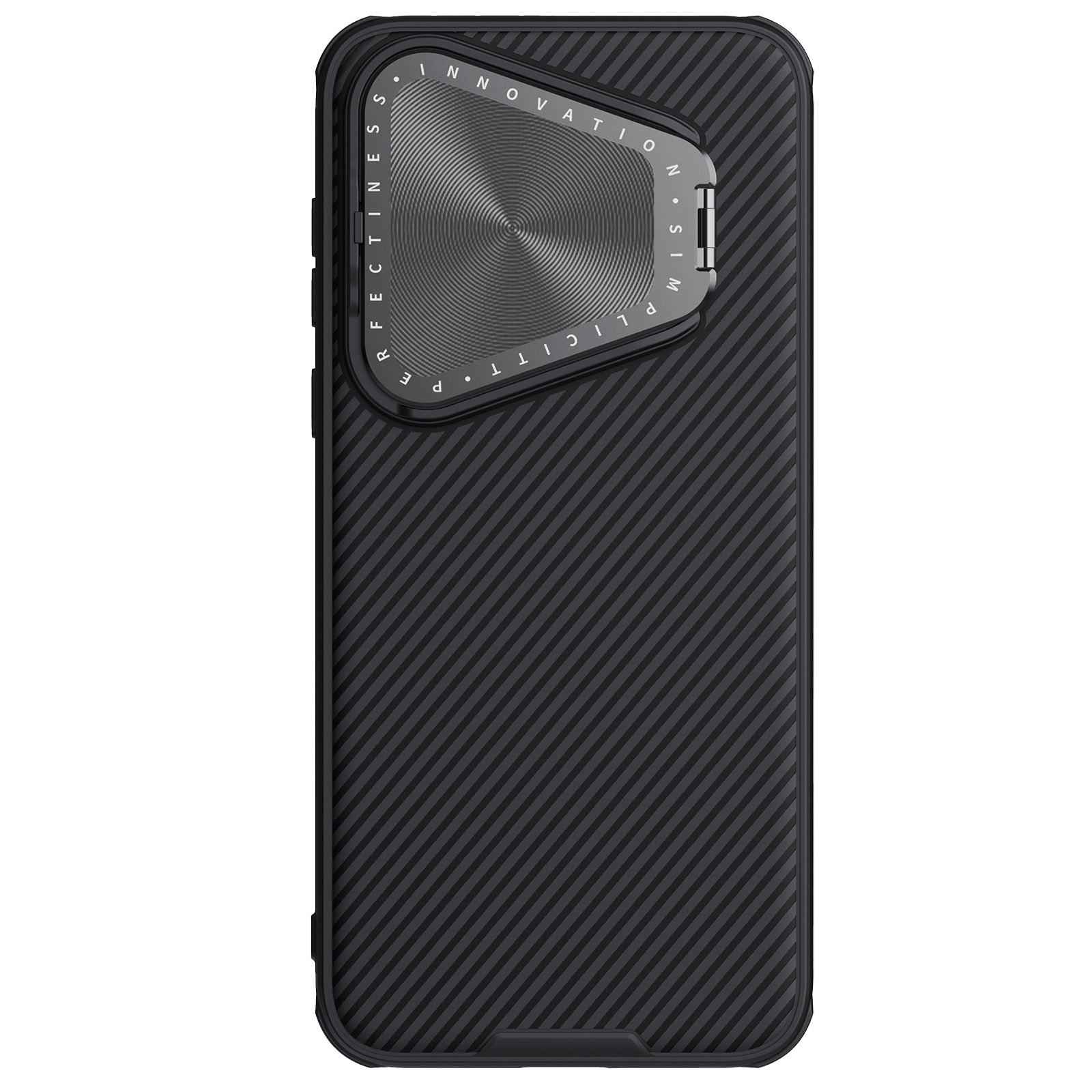 NILLKIN CamShield Prop Magnetic Series for Huawei Pura 70 Case PC+TPU Phone Shell with Built-in Camera Cover - Black