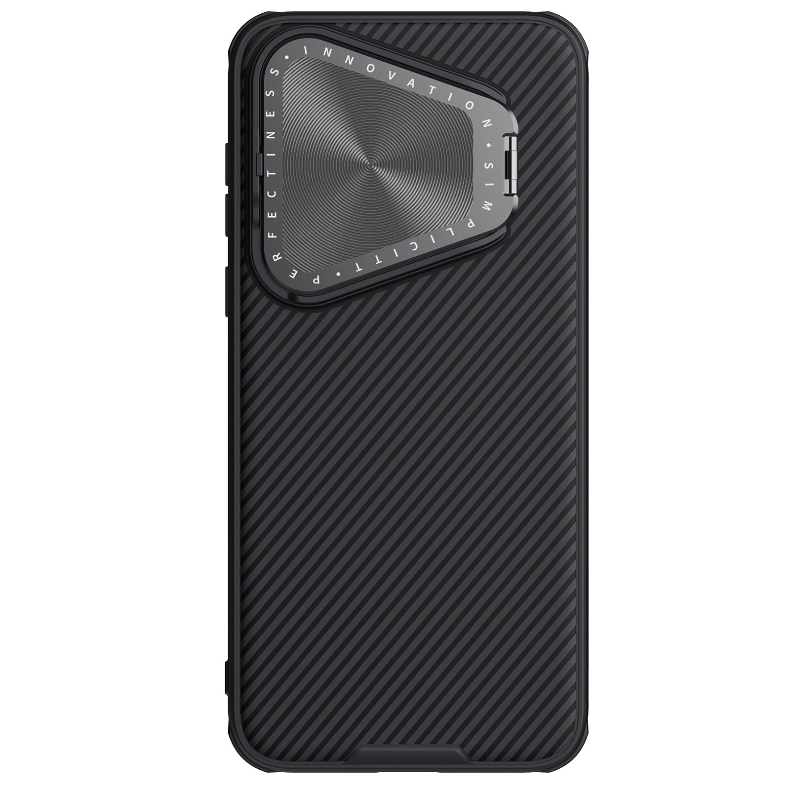 NILLKIN CamShield Prop Magnetic Series for Huawei Pura 70 Pro / 70 Pro+ Phone Case with Lend Lid Kickstand - Black