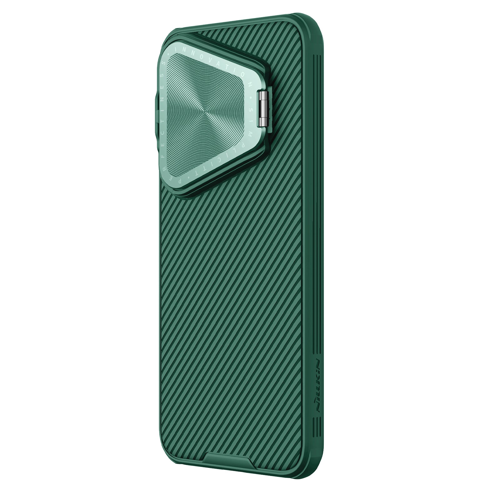 NILLKIN CamShield Prop Magnetic Series for Huawei Pura 70 Pro / 70 Pro+ Phone Case with Lend Lid Kickstand - Green