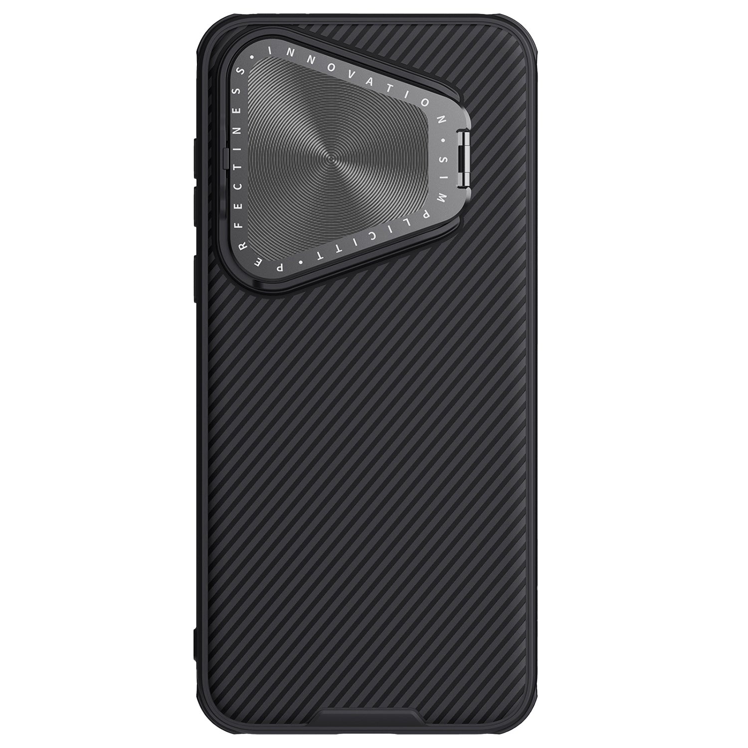 NILLKIN CamShield Prop Series for Huawei Pura 70 Pro / 70 Pro+ Case Lens Cover Kickstand PC + TPU Protector - Black