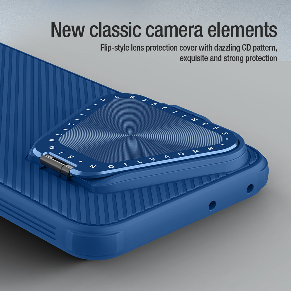 NILLKIN CamShield Prop Series for Huawei Pura 70 Pro / 70 Pro+ Case Lens Cover Kickstand PC + TPU Protector - Black