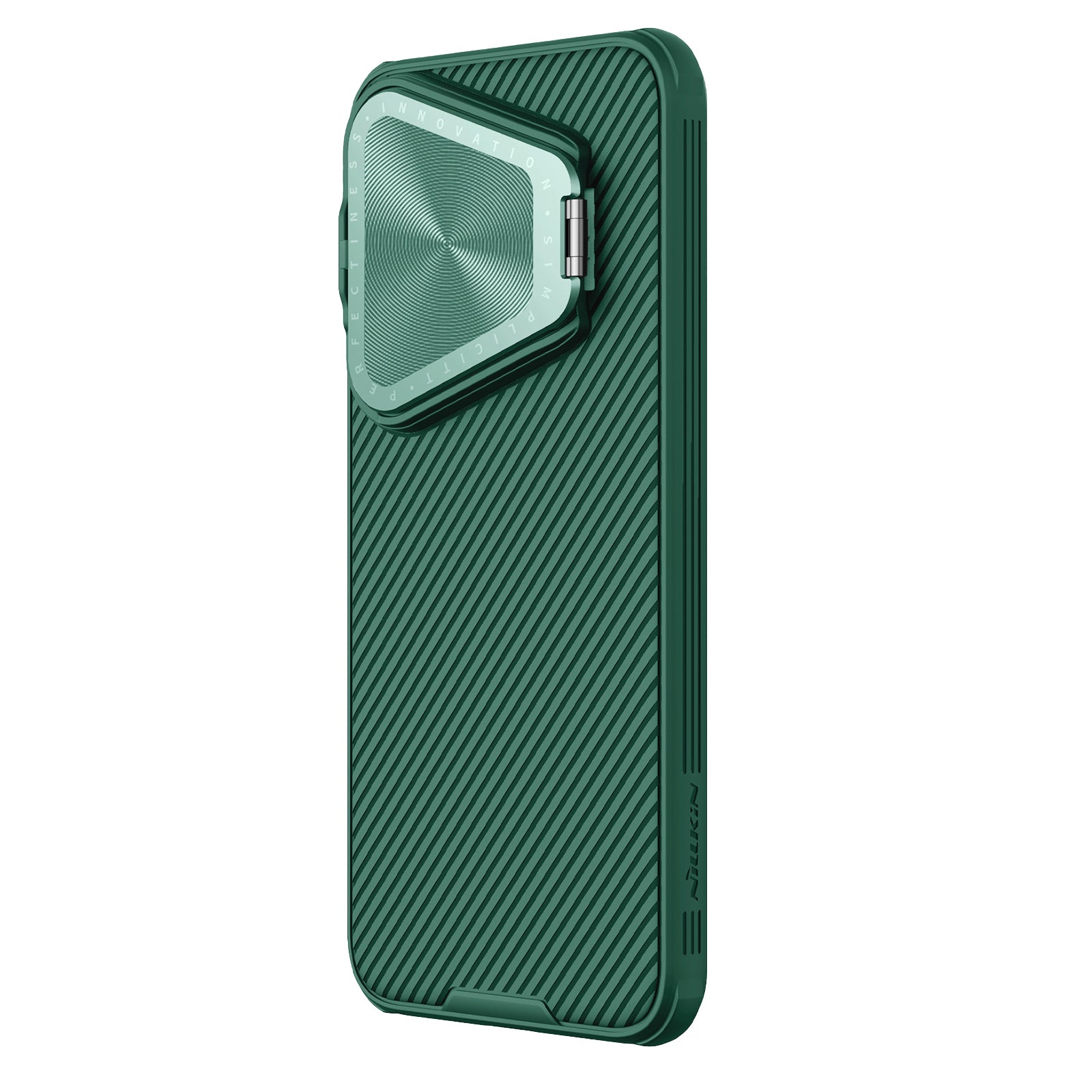 NILLKIN CamShield Prop Series for Huawei Pura 70 Pro / 70 Pro+ Case Lens Cover Kickstand PC + TPU Protector - Green